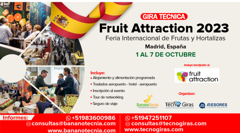 Gira Fruit Attraction Madrid – España 2023