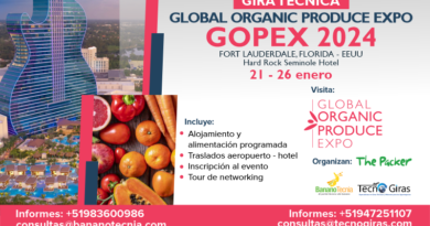 Gira Técnica fresh organic GOPEX 2024. Fort Lauderdale, EEUU