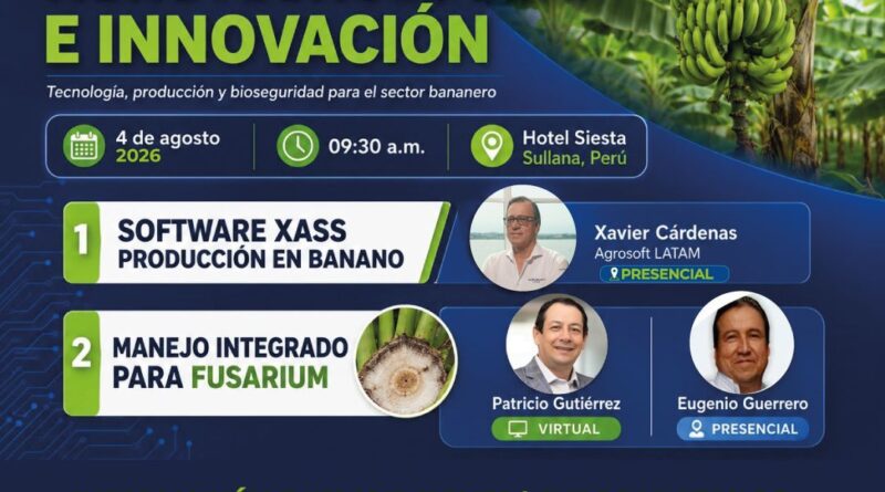 Charla presencial Agrosoft: Agrotecnologías e Innovación en Piura, Perú