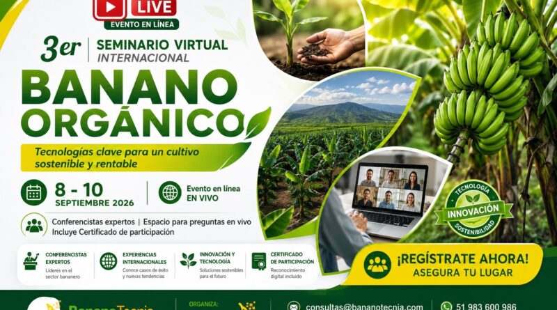 Seminario virtual internacional Banano Orgánico