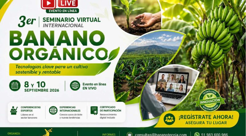 Seminario virtual Internacional Banano Orgánico